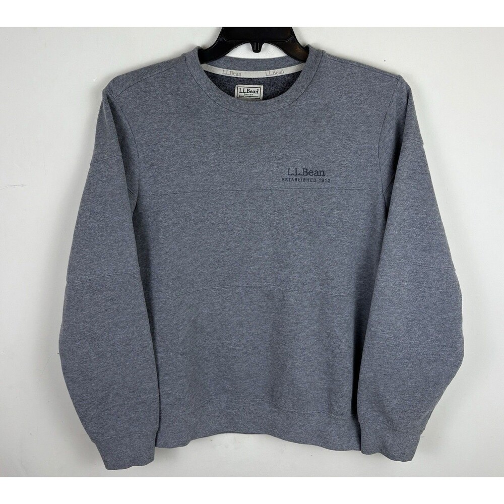 Vintage Y2K L.L. Bean Embroidered Crewneck / Sweatshirt / Grey / Size Medium